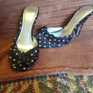 Polka dot heels